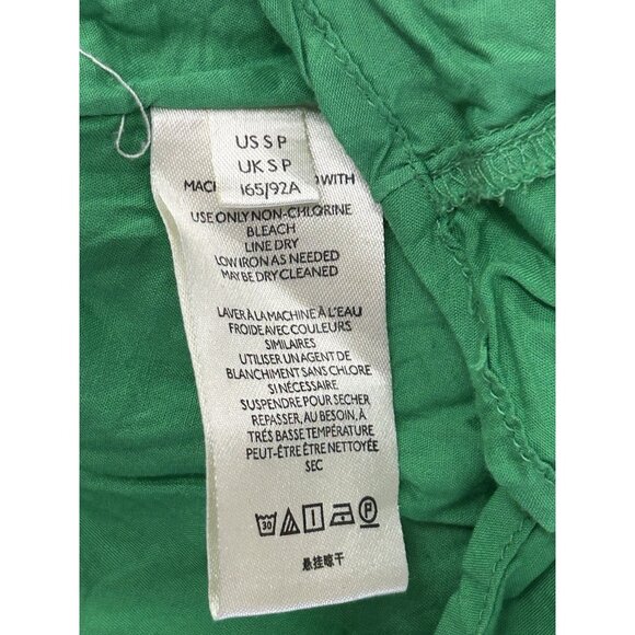 Anthropologie Maeve Tiered Midi Maxi Skirt Women’s Small  Green Elastic Waist - Picture 11 of 13